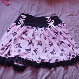 Hot Topic Kuromi Sanrio Skirt XS